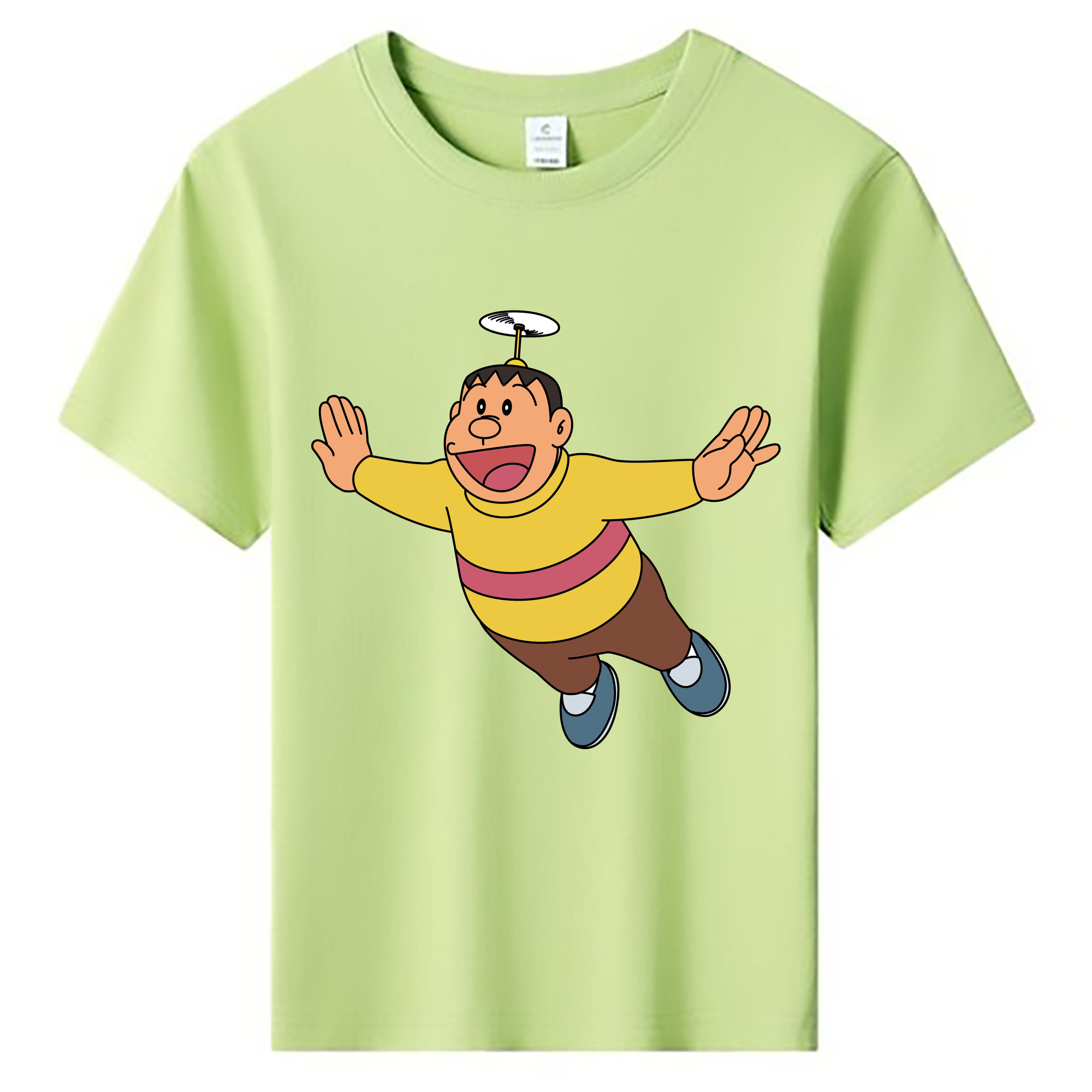 （画像用） ドラえもん 剛田武 Doraemon Gouta Takeshi 綿100％キッズTシャツ（フロントプリント）